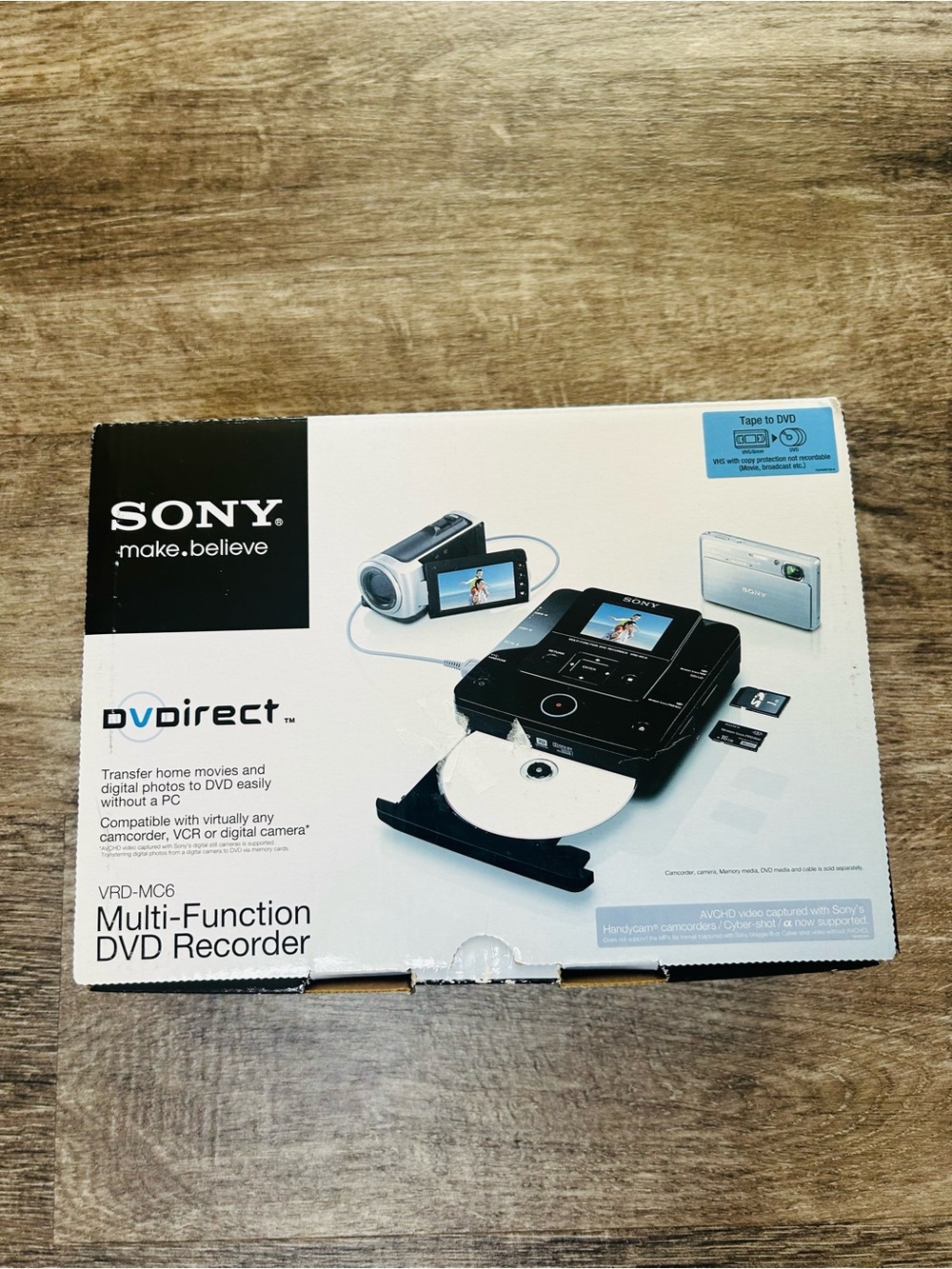 Sony Multi-Function DVD Recorder - Black and White Packaging